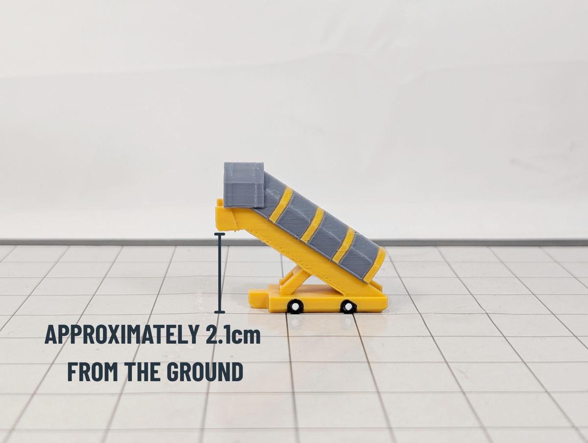 4x Widebody Covered Aircraft Stairs Airport GSE Models 1:200 Scale Diorama