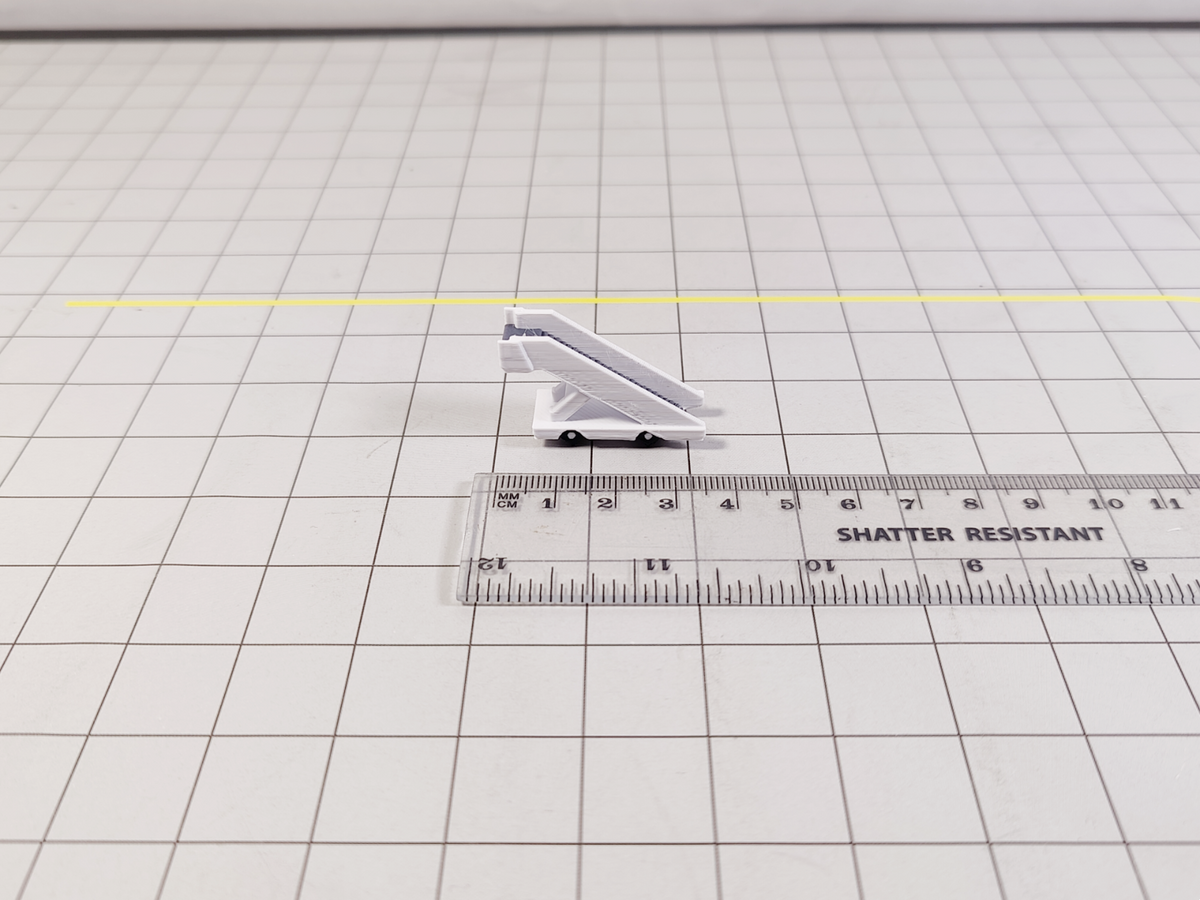 4x Narrowbody Aircraft Stairs Airport GSE Vehicles 1:200 Scale Diorama