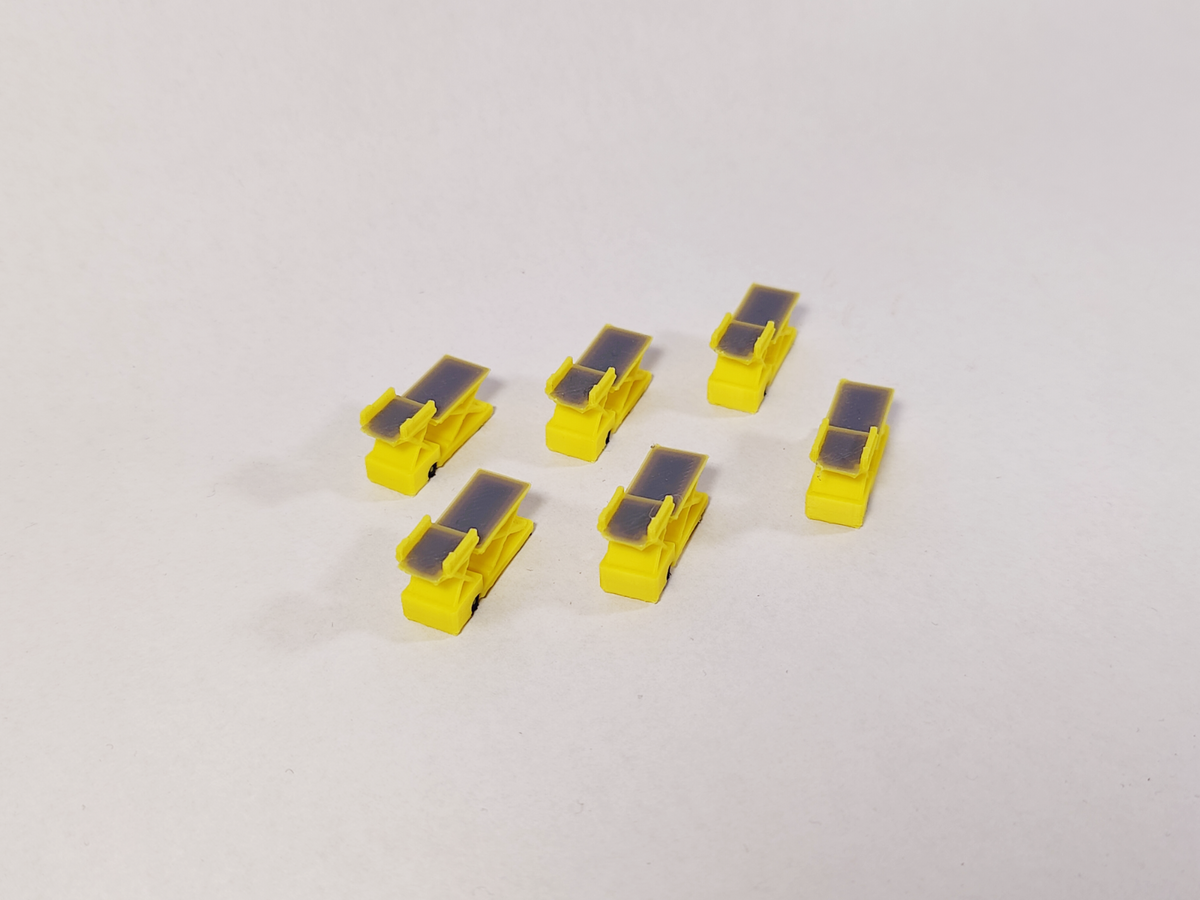 6x Cargo ULD Container High Loader Lift GSE Airport Vehicles 1:400 Scale