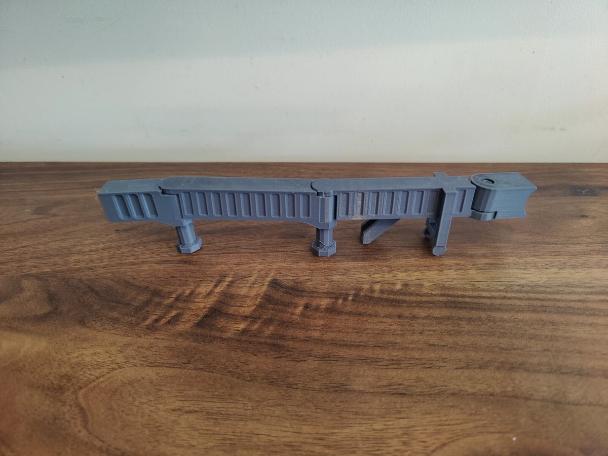 Widebody Air Jet Bridge Gate Grey/White/Black 1:200 Scale Airport Diorama