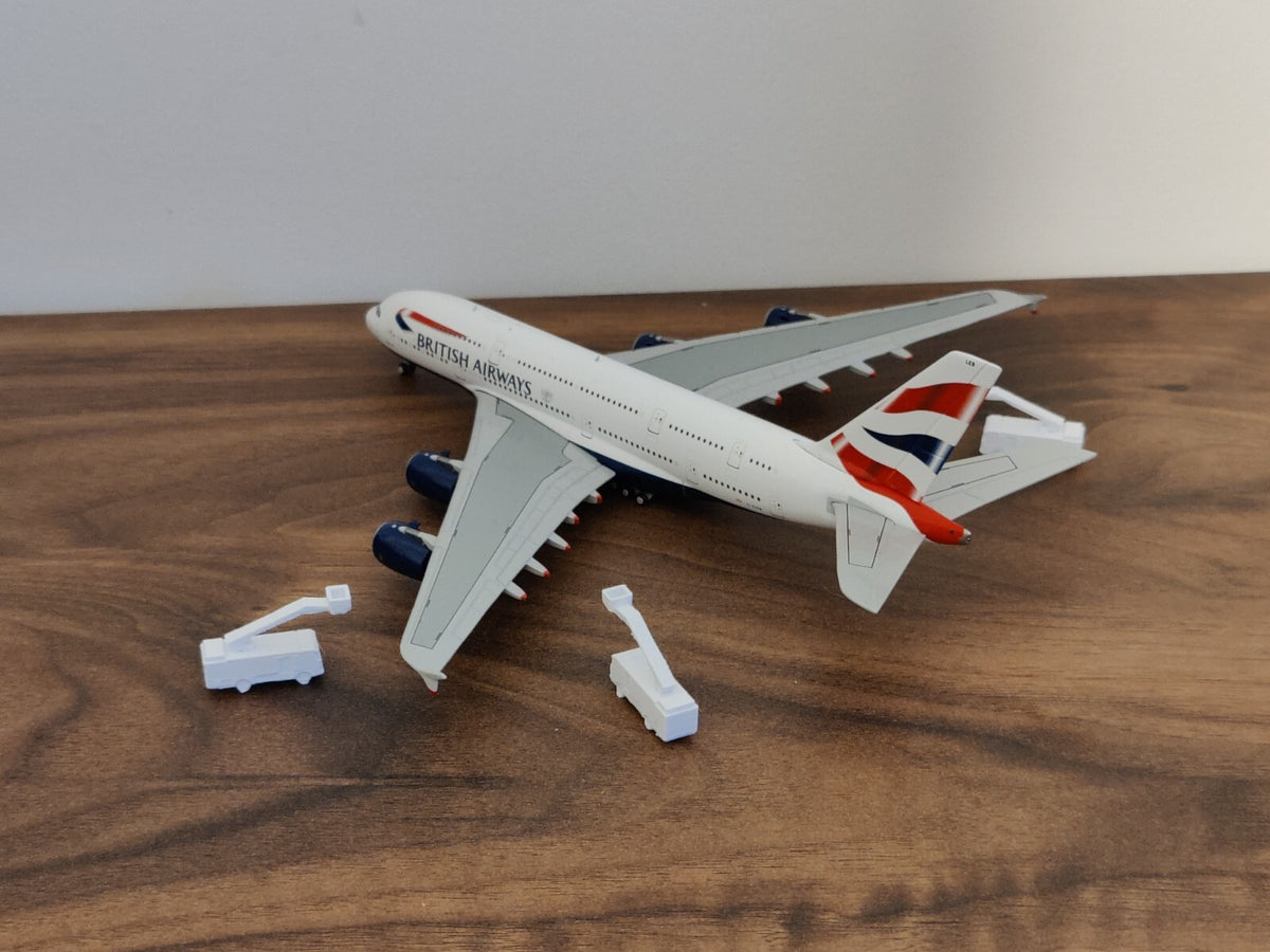 8x Aircraft De-icing Trucks GSE Ground Vehicles Models 1:400 Scale Diorama (Blank)