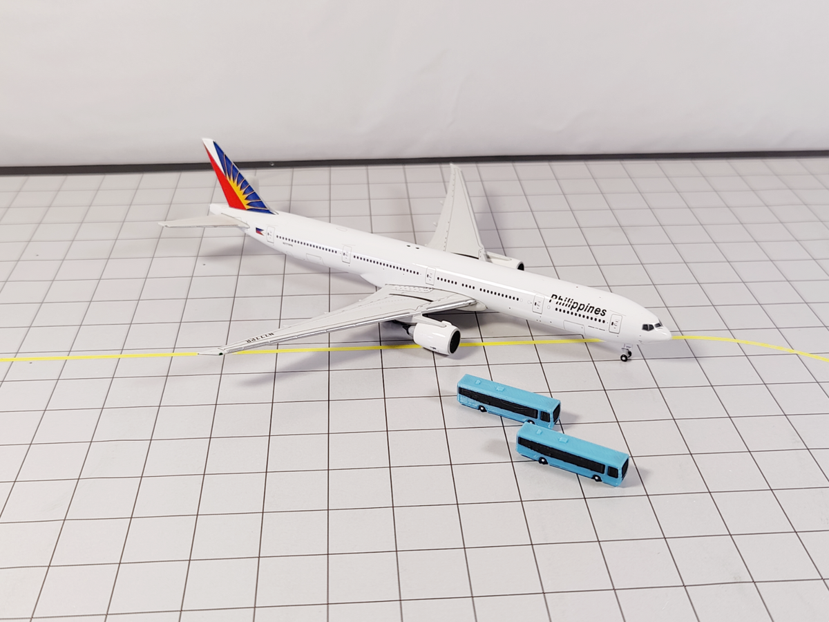 6x Single Deck Buses Aircraft Airport GSE Vehicle Set Models 1:400 Diorama