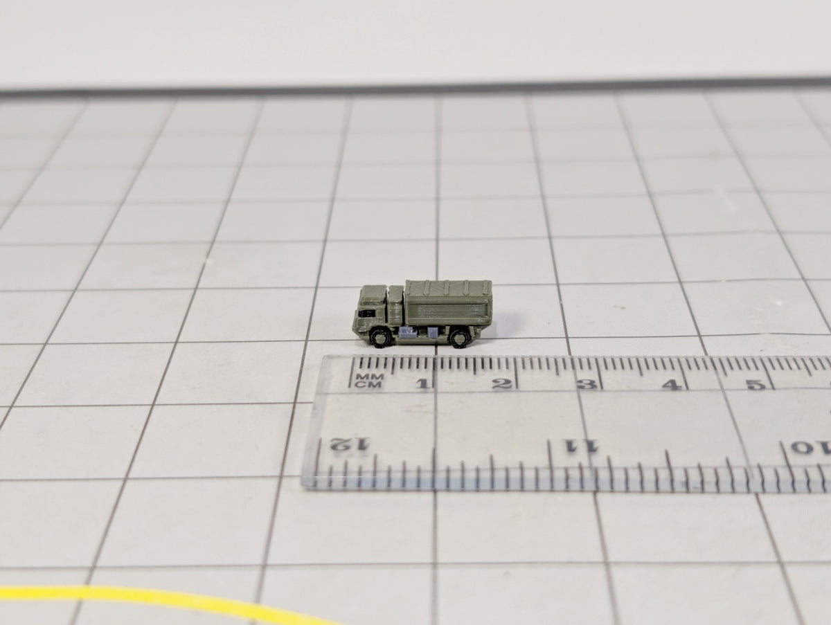 Military Transport Trucks (x8) Airport GSE Army Vehicles 1:500 Scale Diorama