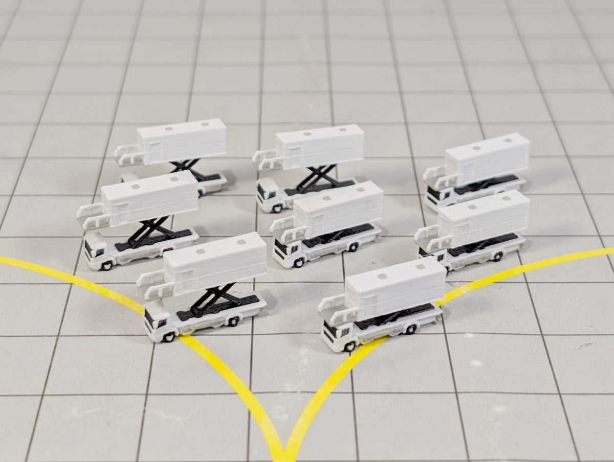 Airport Catering Trucks (x8) Aircraft GSE Vehicles 1:500 Scale - Choose Height