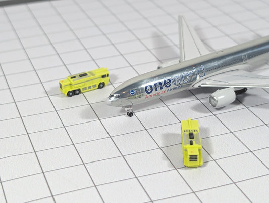 Airport Fire Truck (x8) US Style GSE Vehicles 1:500 Scale Aircraft Scenery