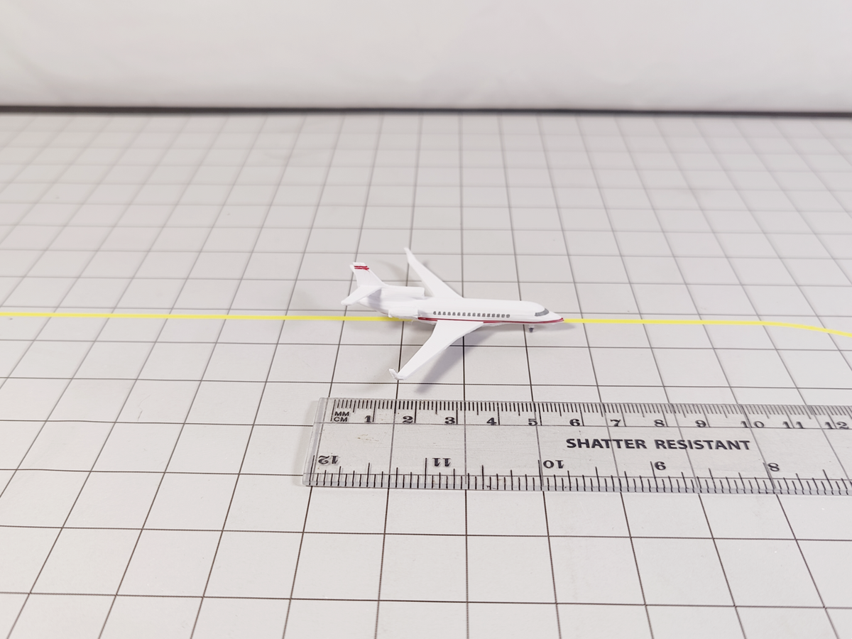 2x Dassault Falcon 8X Business Private Jet Models Painted Liveries 1:400 Scale