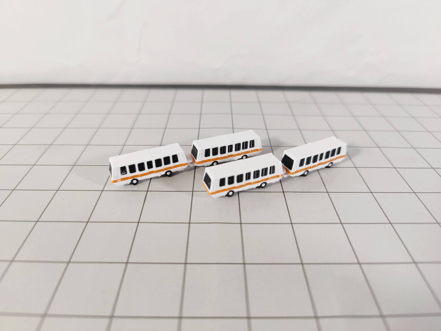 Airport APM Automated People Mover Sky Train Model 1:400 Scale Airport Diorama
