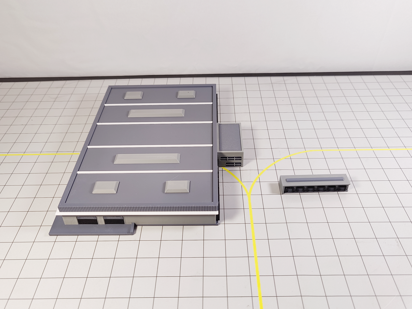 Cargo Terminal Building Facility 1:400 Scale Airport Aircraft GSE Model Diorama