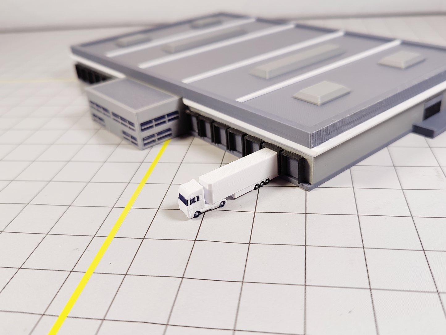 Cargo Terminal Building Facility 1:400 Scale Airport Aircraft GSE Model Diorama