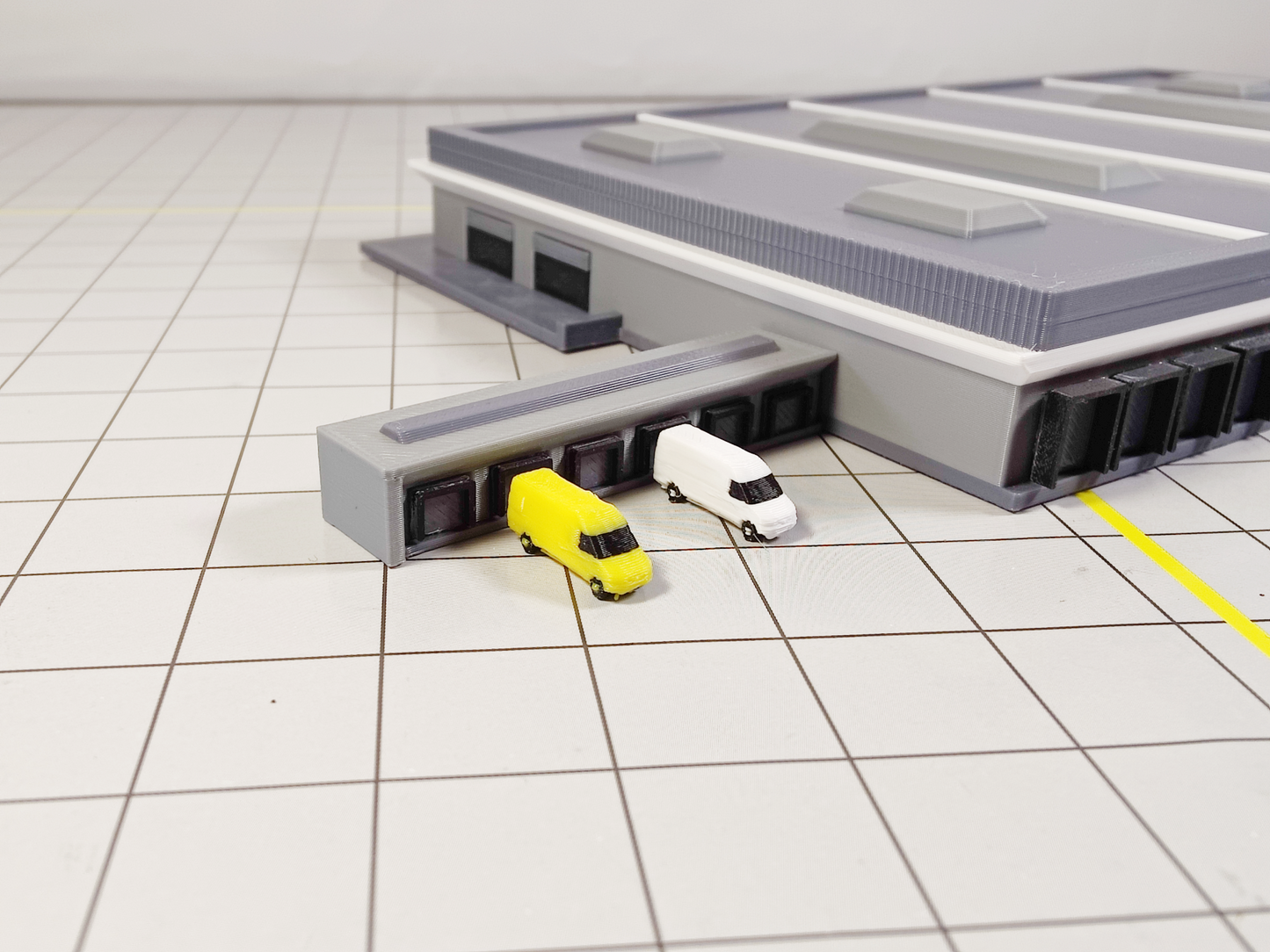 Cargo Terminal Building Facility 1:400 Scale Airport Aircraft GSE Model Diorama