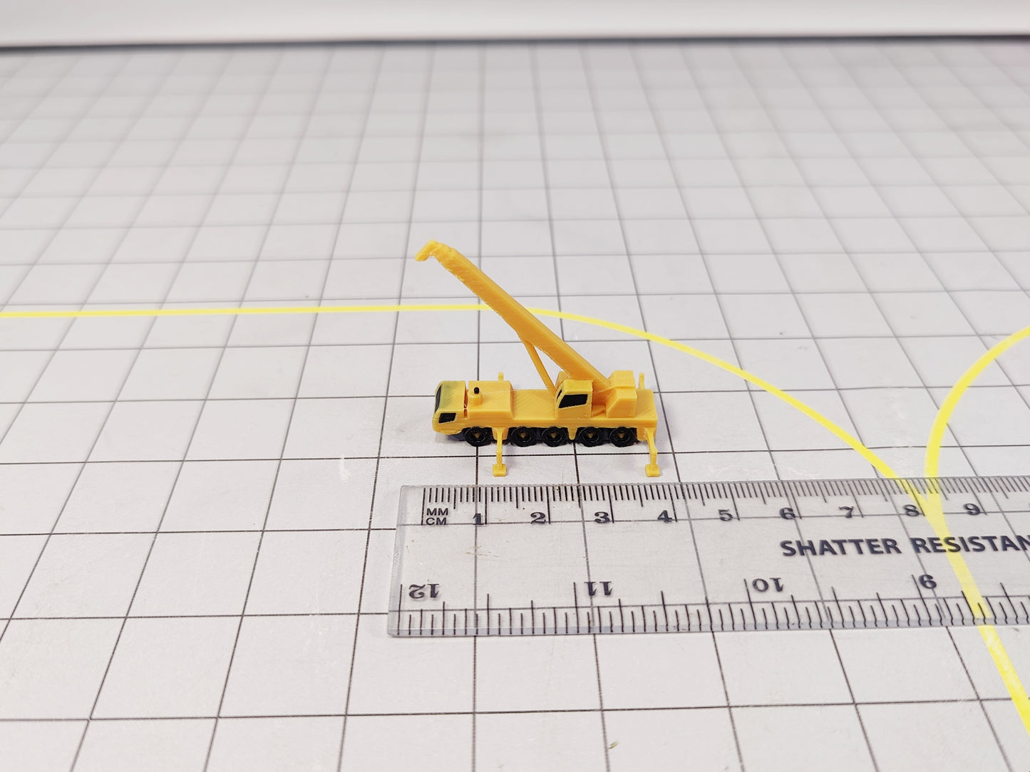 5x CRANE TRUCK Airport Construction Site GSE Vehicle Scenery Models 1:400 Scale