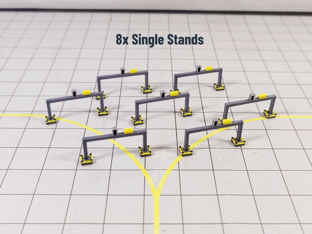 REMOTE PARKING Stand Structures Airport GSE Scenery Diorama Models 1:400 Scale