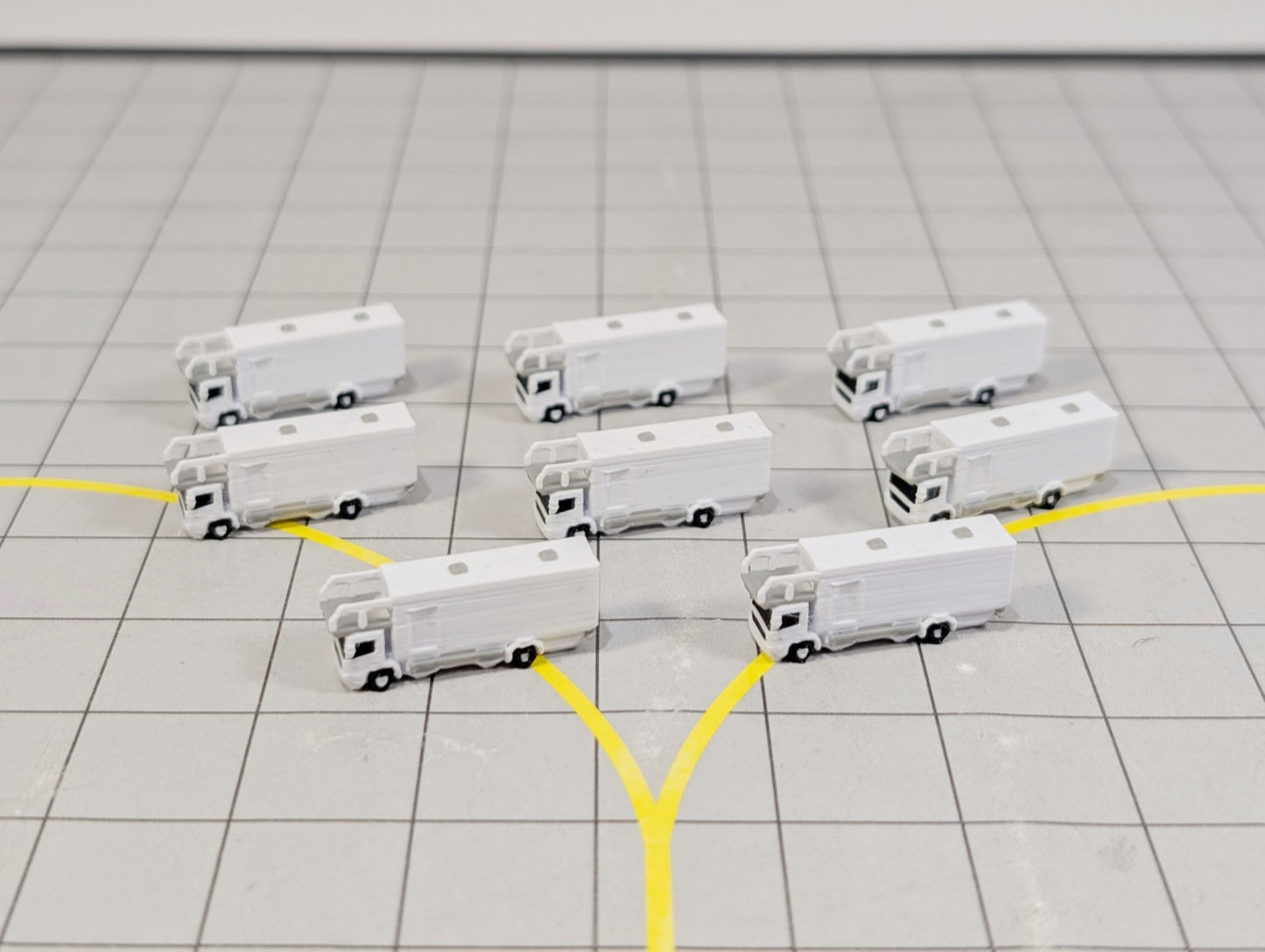 AIRPORT CATERING TRUCKS (x8) Aircraft GSE Vehicles 1:400 Scale - Choose Size