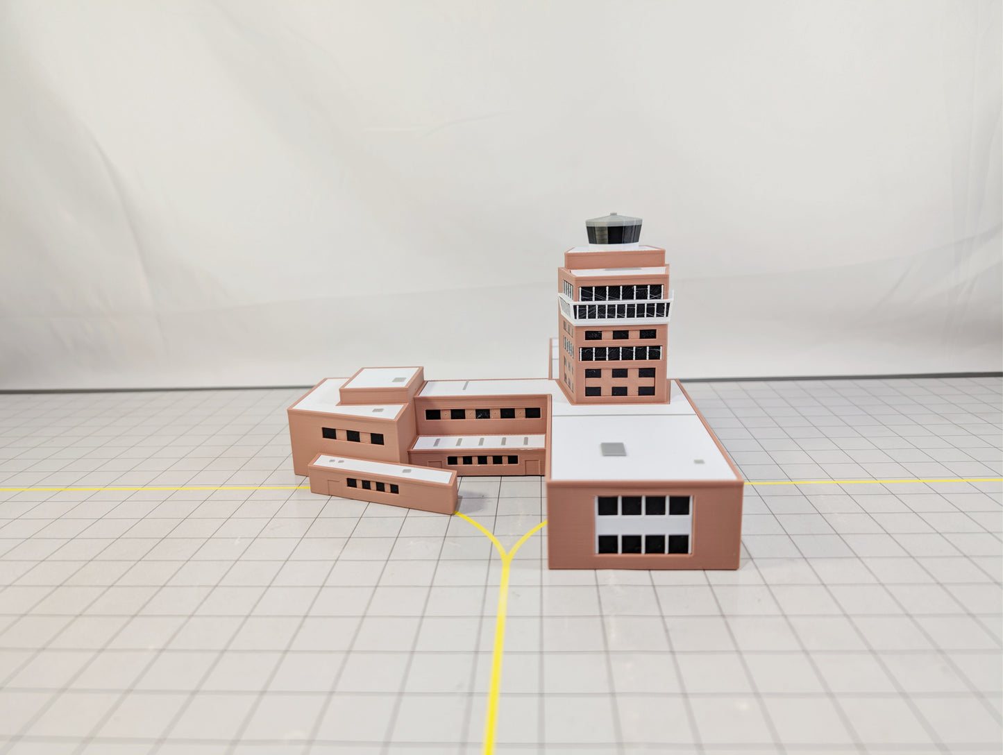 HEATHROW AIRPORT Old ATC Air Traffic Control Tower 1:400 Scale Building London