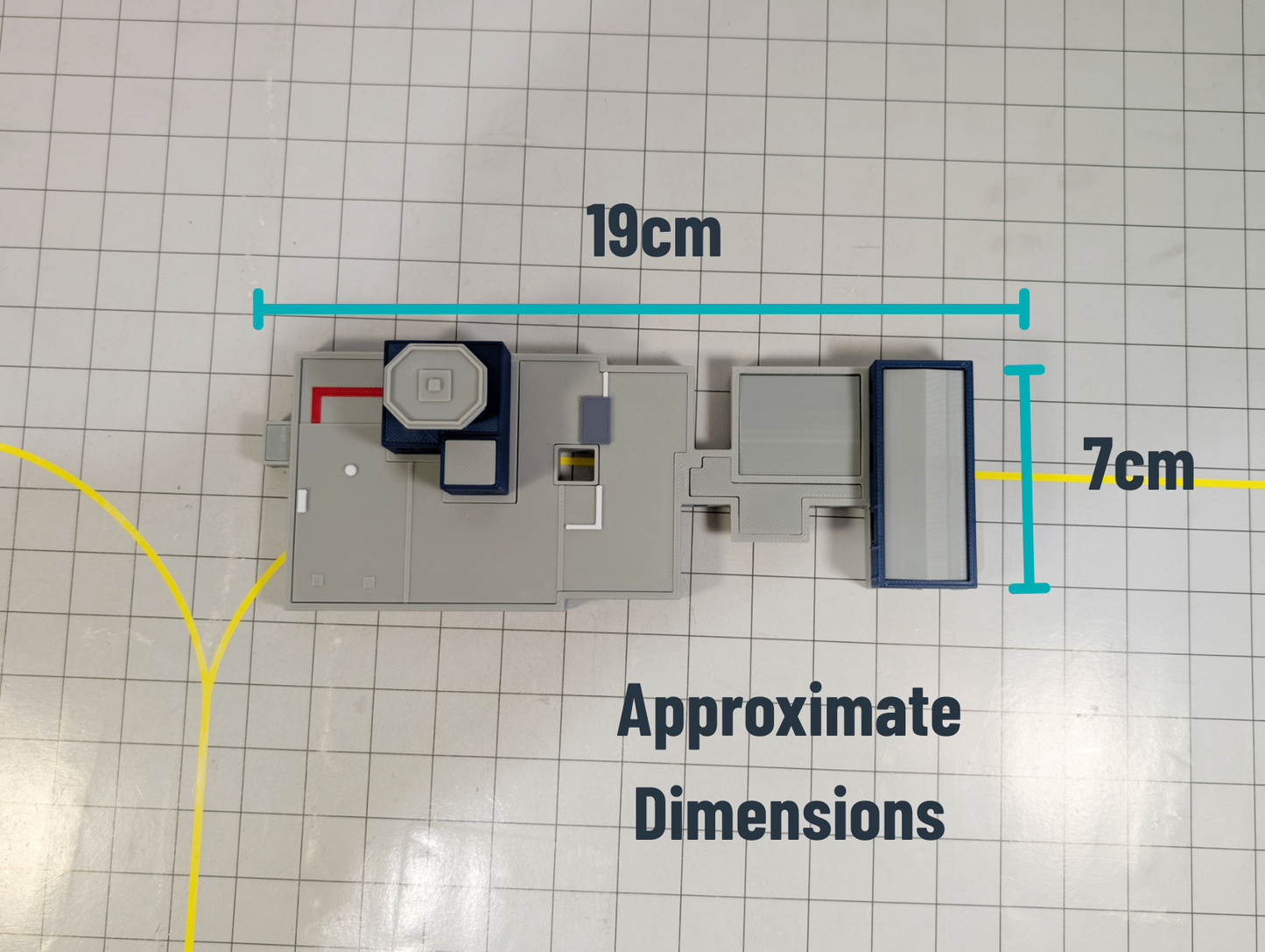 GLASGOW AIRPORT ATC Air Traffic Control Tower 1:400 Scale Building Model Scenery