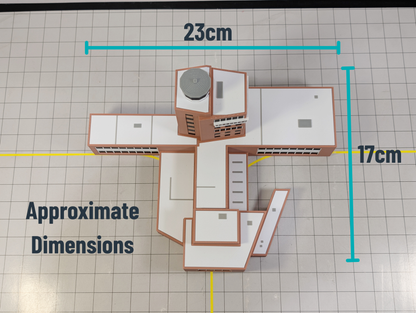 HEATHROW AIRPORT Old ATC Air Traffic Control Tower 1:400 Scale Building London