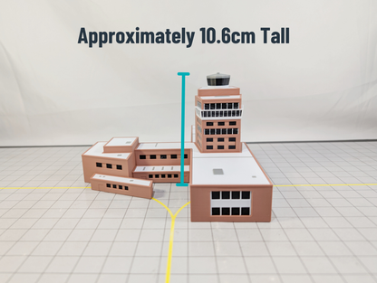 HEATHROW AIRPORT Old ATC Air Traffic Control Tower 1:400 Scale Building London
