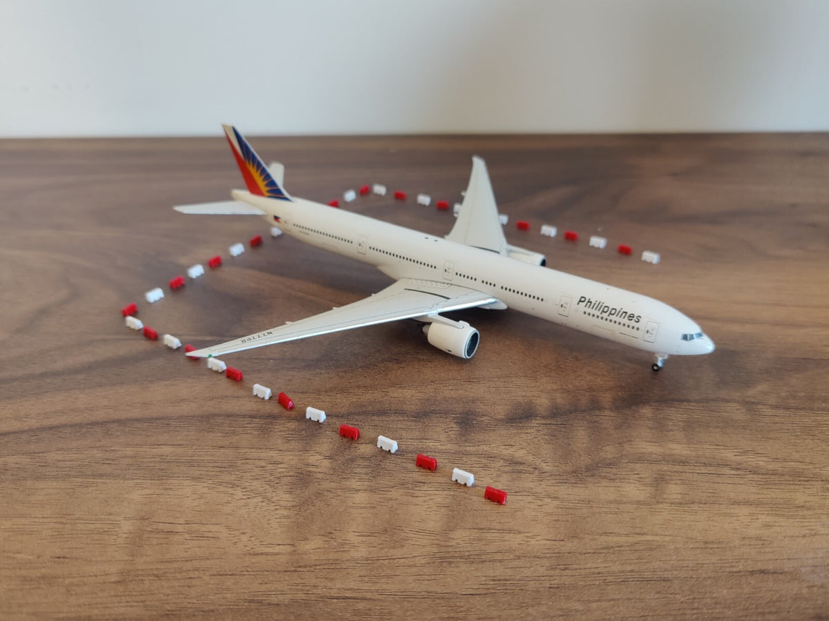 100x Red & White Airport Block Fences Aircraft Taxiway/Apron Models 1:400 Scale
