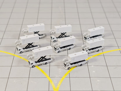Airport Catering Trucks (x8) Aircraft GSE Vehicles 1:500 Scale - Choose Height