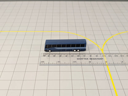 4x Greyhound Bus/Coach US style Airport GSE Vehicle Models 1:200 Scale Diorama