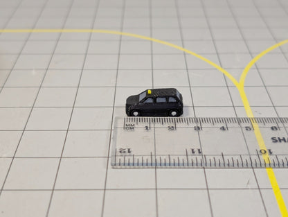 5x London Taxi Black Cabs GSE Airport Car Vehicles 1:200 Scale Scenery