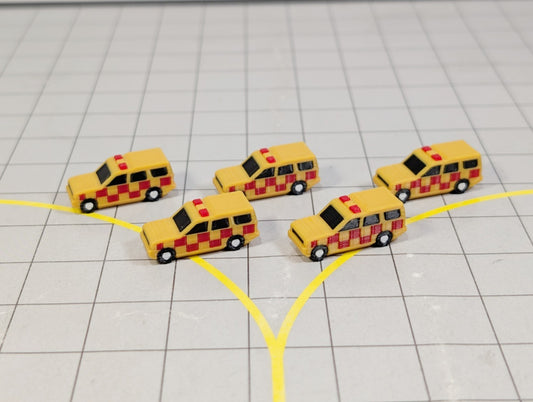 Airport Airfield Operations Land Rover 4x4 Cars (x5) GSE Vehicles 1:200 Scale