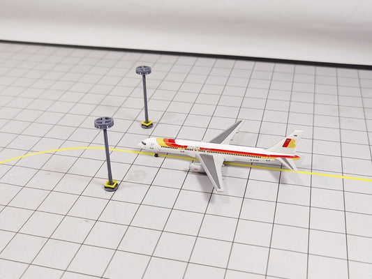 Airport Floodlights x10 Lights Aircraft Building Models 1:500 Scale Diorama