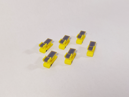 6x Cargo ULD Container High Loader Lift GSE Airport Vehicles 1:400 Scale