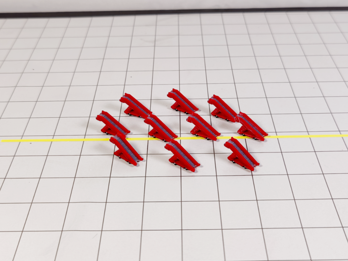 10x Narrowbody Aircraft Stairs Airport GSE Vehicles 1:400 Scale Diorama