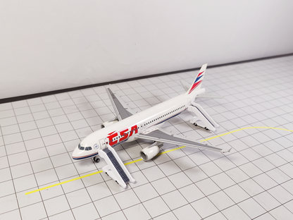 4x Narrowbody Aircraft Stairs Airport GSE Vehicles 1:200 Scale Diorama