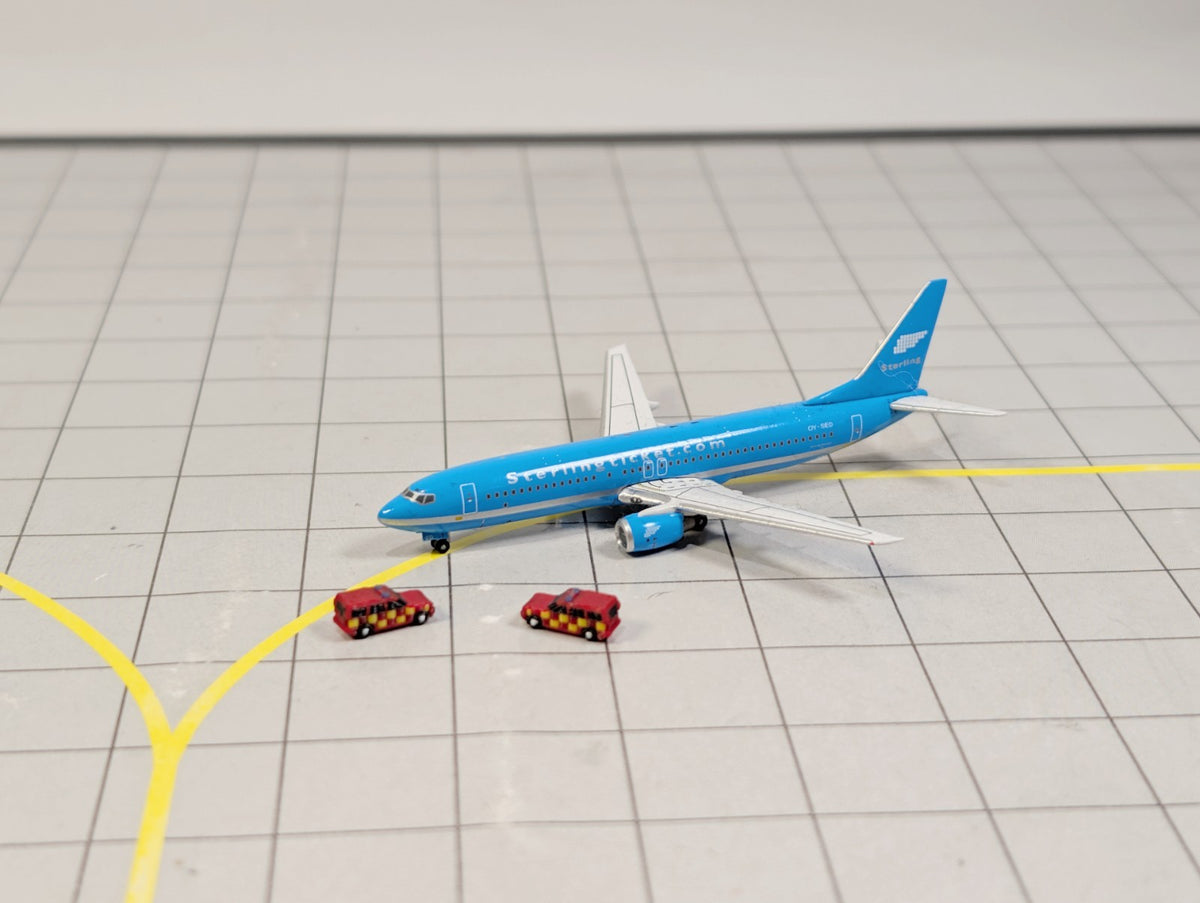 Fire Responder Cars (x10) Airport GSE Emergency Vehicles 1:500 Scale Scenery