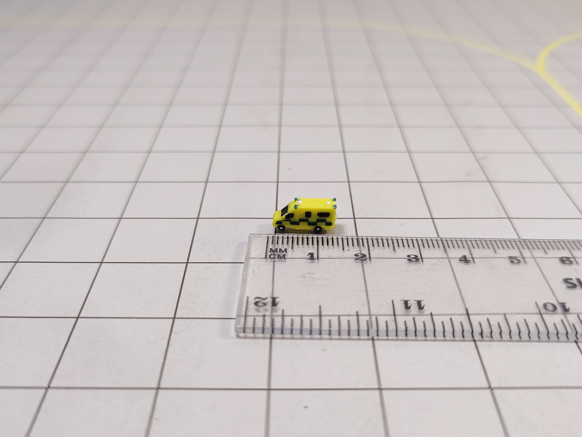 10x Ambulances Airport Emergency Vehicles Scenery GSE Models 1:500 Scale Diorama