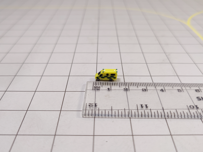 10x Ambulances Airport Emergency Vehicles Scenery GSE Models 1:500 Scale Diorama