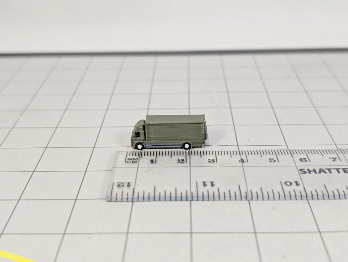 Military Rigid Trucks (x8) Airport Cargo Lorry GSE Vehicles 1:400 Scale Diorama