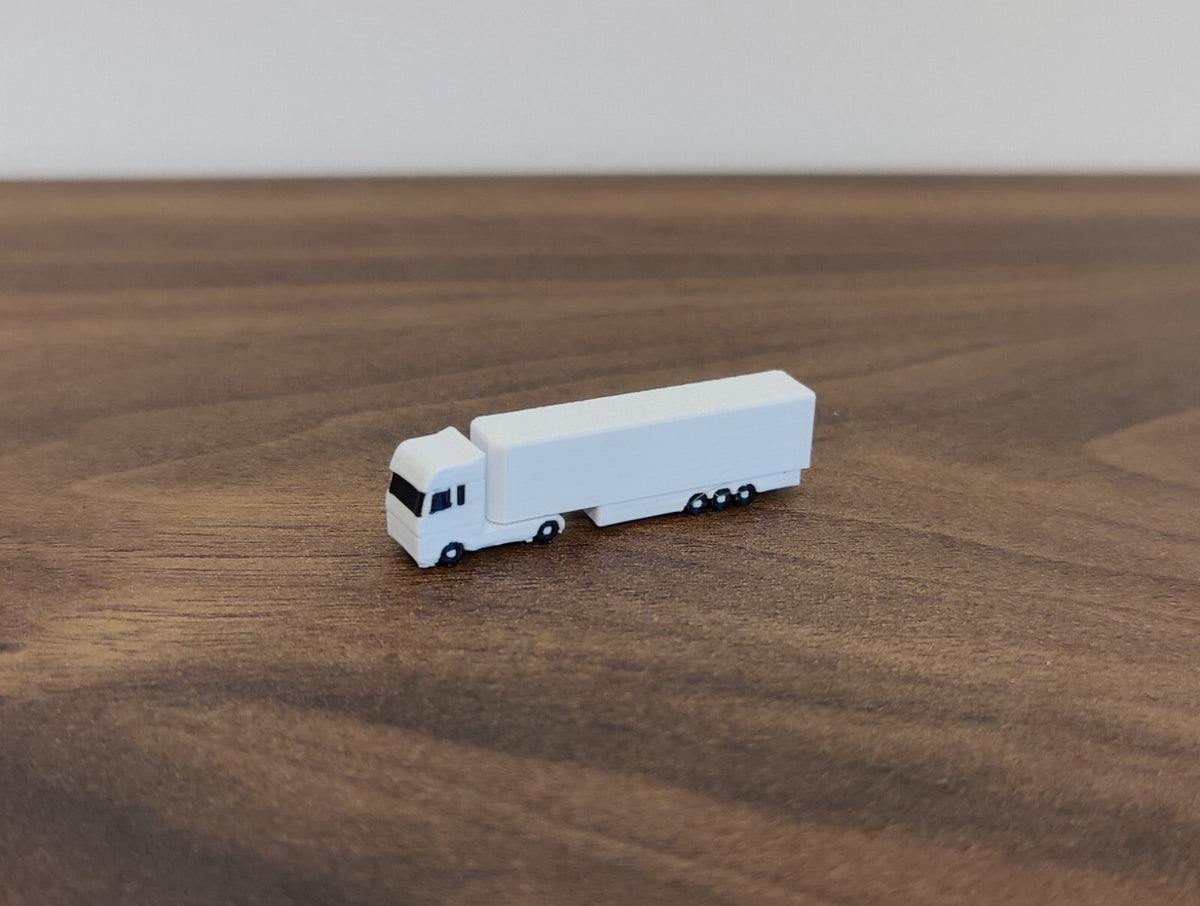 6x Articulated Truck/Lorry Airport GSE Vehicles 1:400 Scale Fully Rotating