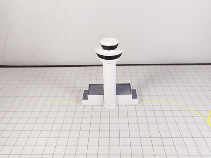 Airport ATC Air Traffic Control Tower Diorama Model 1:400 Scale White Stansted