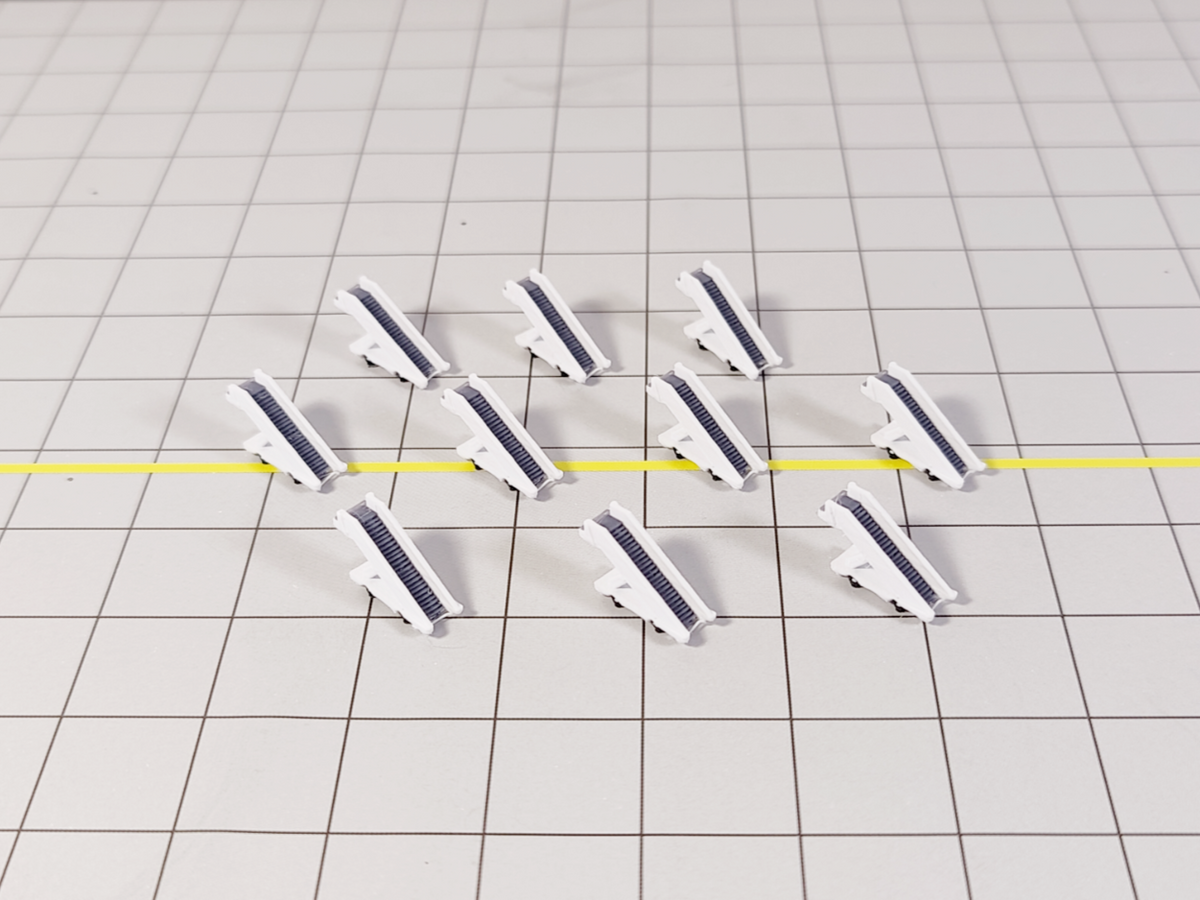 10x Narrowbody Aircraft Stairs Airport GSE Vehicles 1:400 Scale Diorama