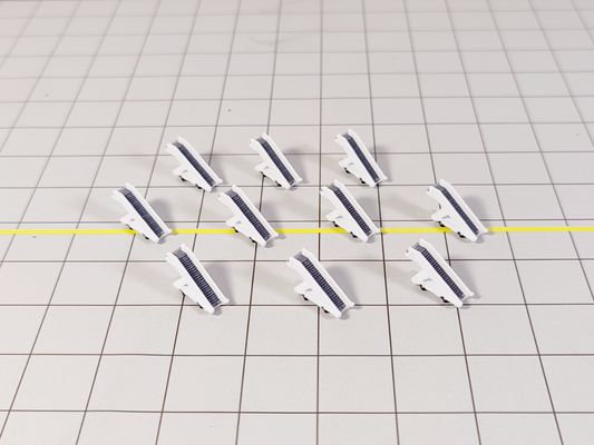 10x Narrowbody Aircraft Stairs Airport GSE Vehicles 1:400 Scale Diorama