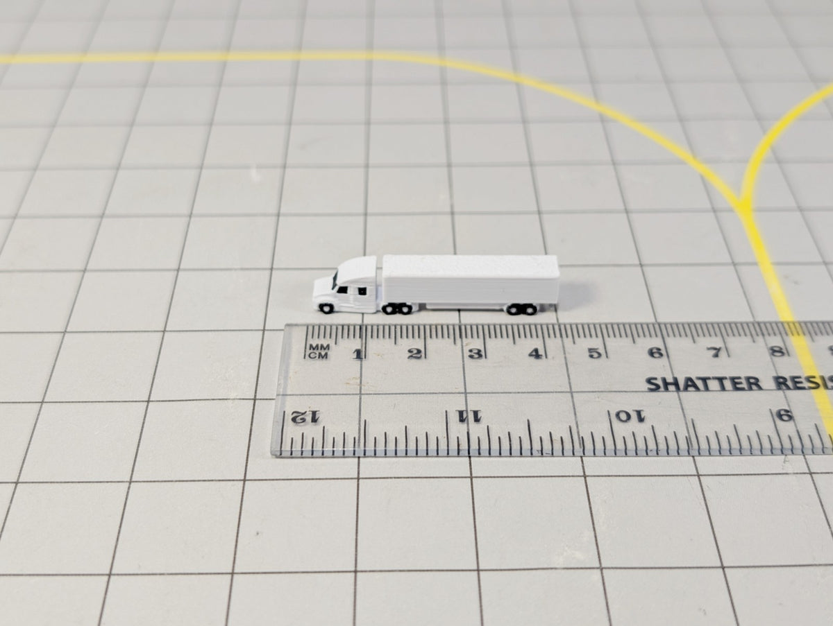 6x Trucks US style (Rotating) Airport GSE Service Vehicles 1:500 Scale Diorama