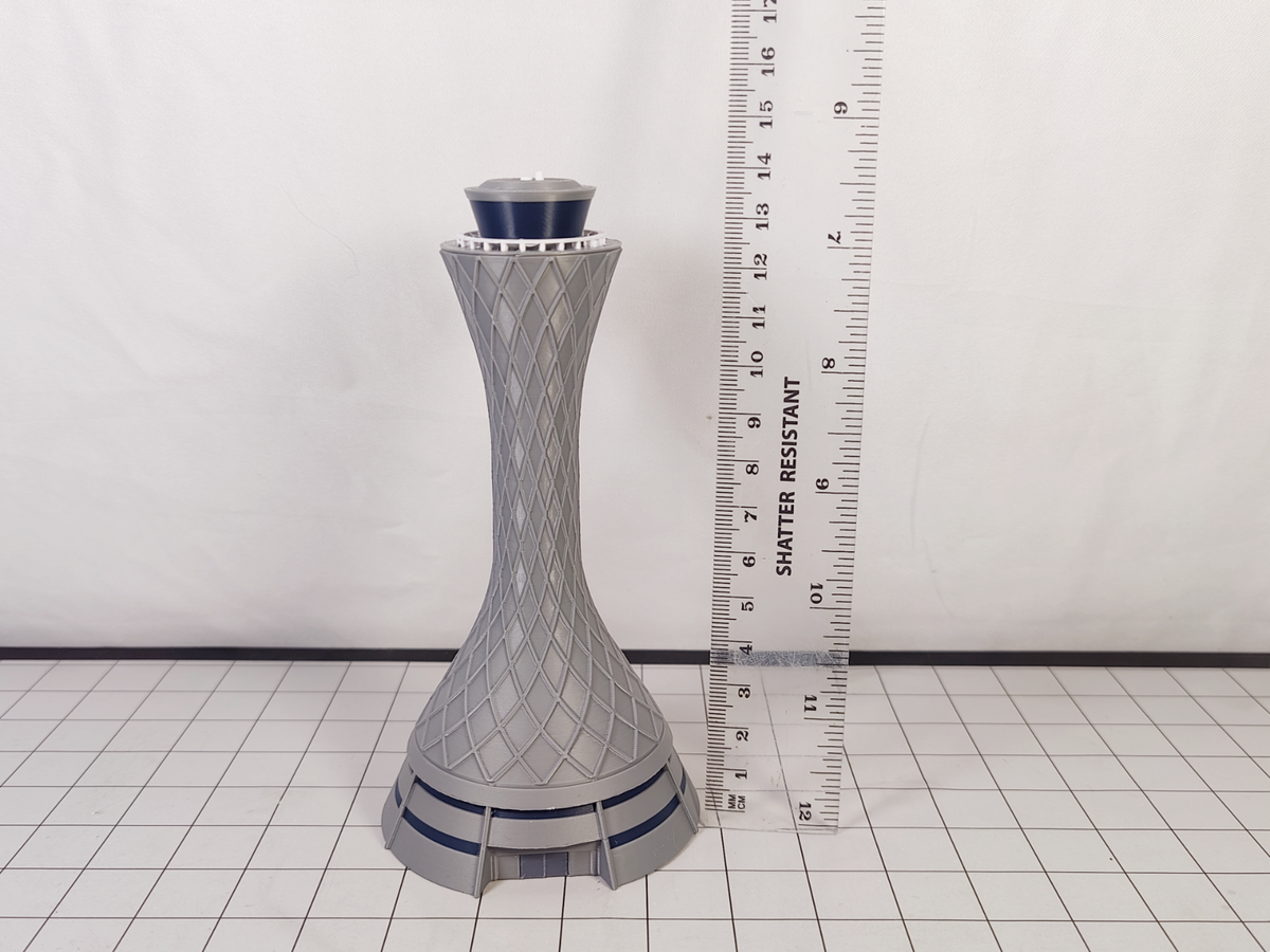 Edinburgh Airport ATC Air Traffic Control Tower 1:400 Scale Building Model