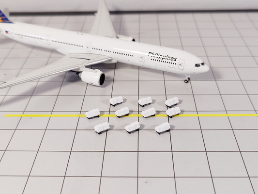 10x Aircraft Ground Power Units (GPU) Airport Vehicle Models 1:400 Scale