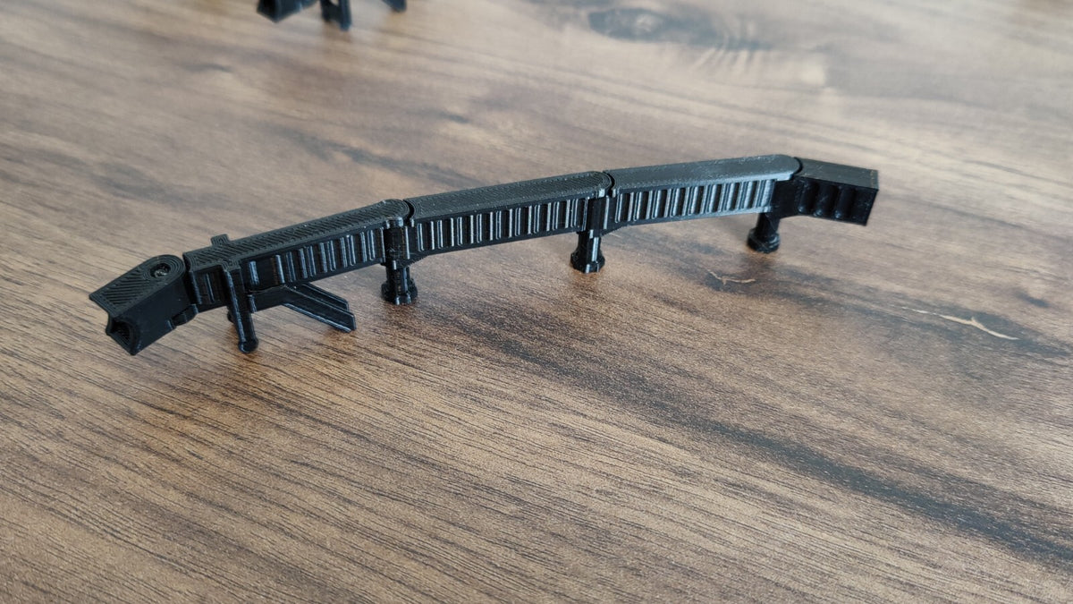 3x Widebody Air Jet Bridge Gates Grey/White/Black 1:400 Scale Airport Diorama