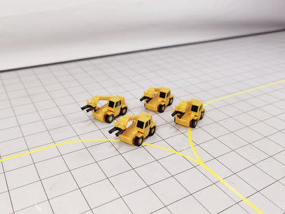 Telehandler Fork Lift (x4) Airport Construction/Cargo GSE Vehicles 1:200 Scale