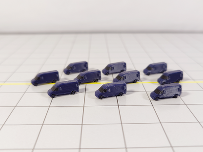 10x Courier Sprinter Vans Cargo Airport Aircraft Vehicles 1:400 Scale