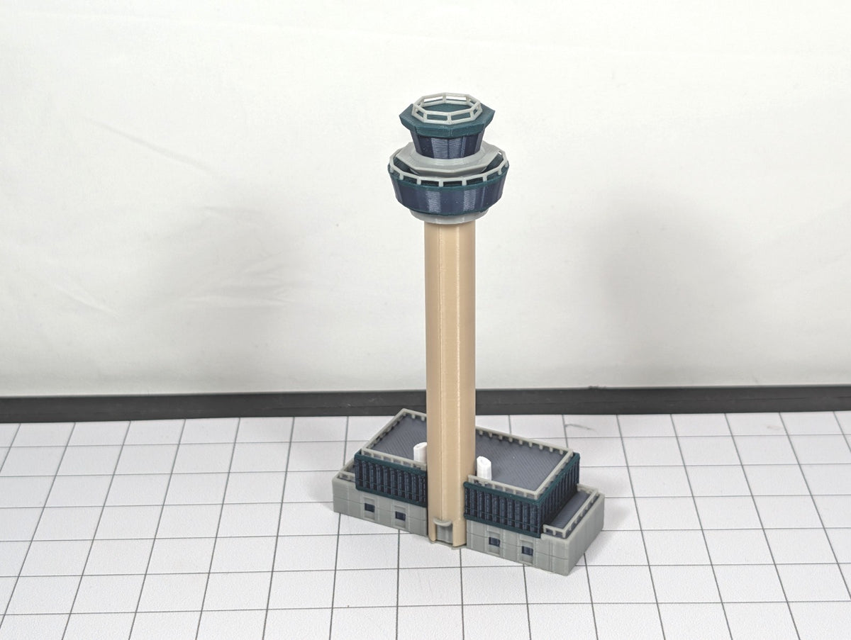 London Stansted Airport ATC Air Traffic Control Tower 1:500 Scale Building Model
