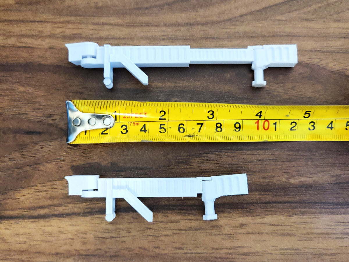 3 Extendable Widebody Air Jet Bridge Gate Grey/White 1:400 Scale Airport Diorama
