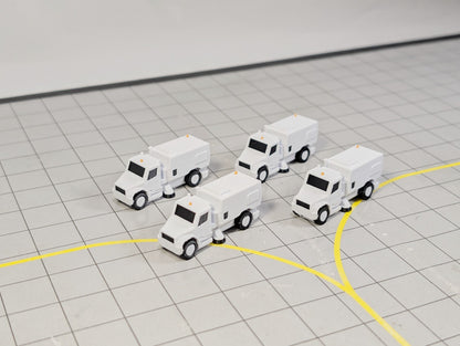 4x Airport Sweeper GSE Trucks Airport Vehicles 1:200 Scale Diorama