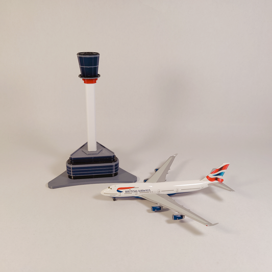 Heathrow Airport ATC Air Traffic Control Tower Diorama Model 1:500 Scale Custom