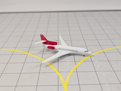2x Dassault Falcon 8X Business Private Jet Models Painted Liveries 1:400 Scale