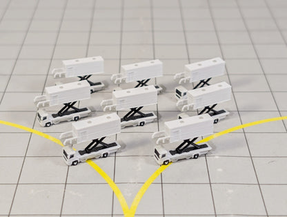 Airport Catering Trucks (x8) Aircraft GSE Vehicles 1:500 Scale - Choose Height